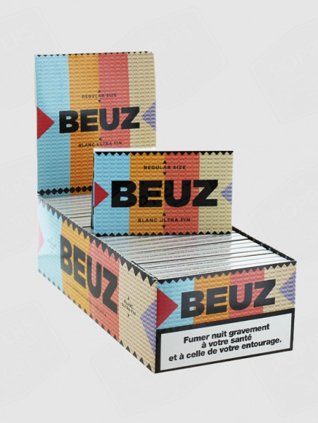 Feuilles Regular Beuz Blanc x 25