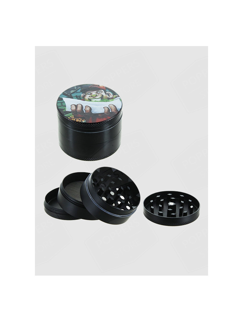 Grinder Alu Beuz Rolling Noir 50 mm