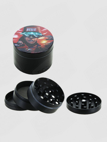 Grinder Alu Beuz DJ Beuz Noir 50 mm