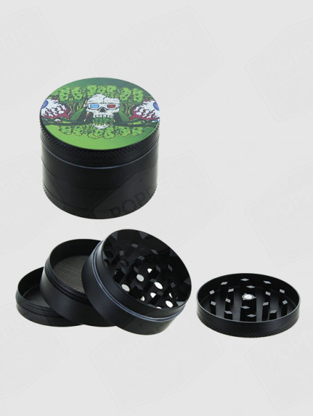 Grinder Chanvre Beuz Vert Squelette 50 mm