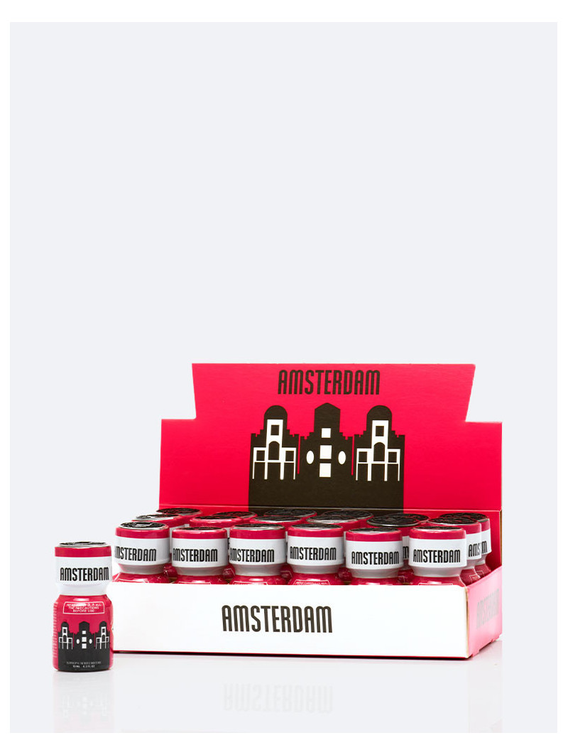 amsterdam 10 ml poppers avec présentoir